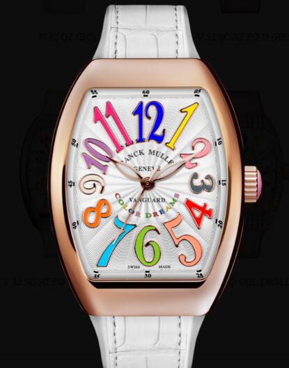 Franck Muller Vanguard Lady Classic Replica Watch Cheap Price V 32 SC AT FO COL DRM (RS) 5N